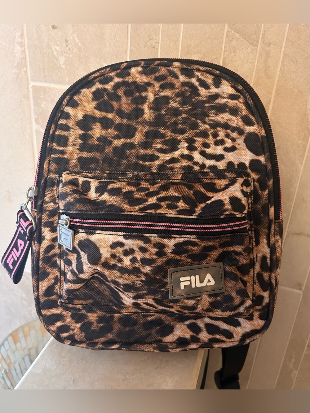 Fila Leopard-Print Mini Backpack - Picture 6 of 7
